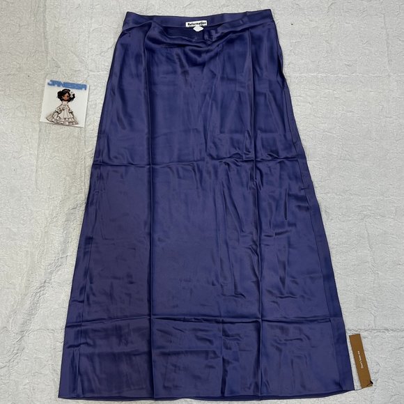 Reformation Beba 🕸Silk🕸 Two Piece | Jacaranda 🎉SALE🎀 NEW - Picture 11 of 15